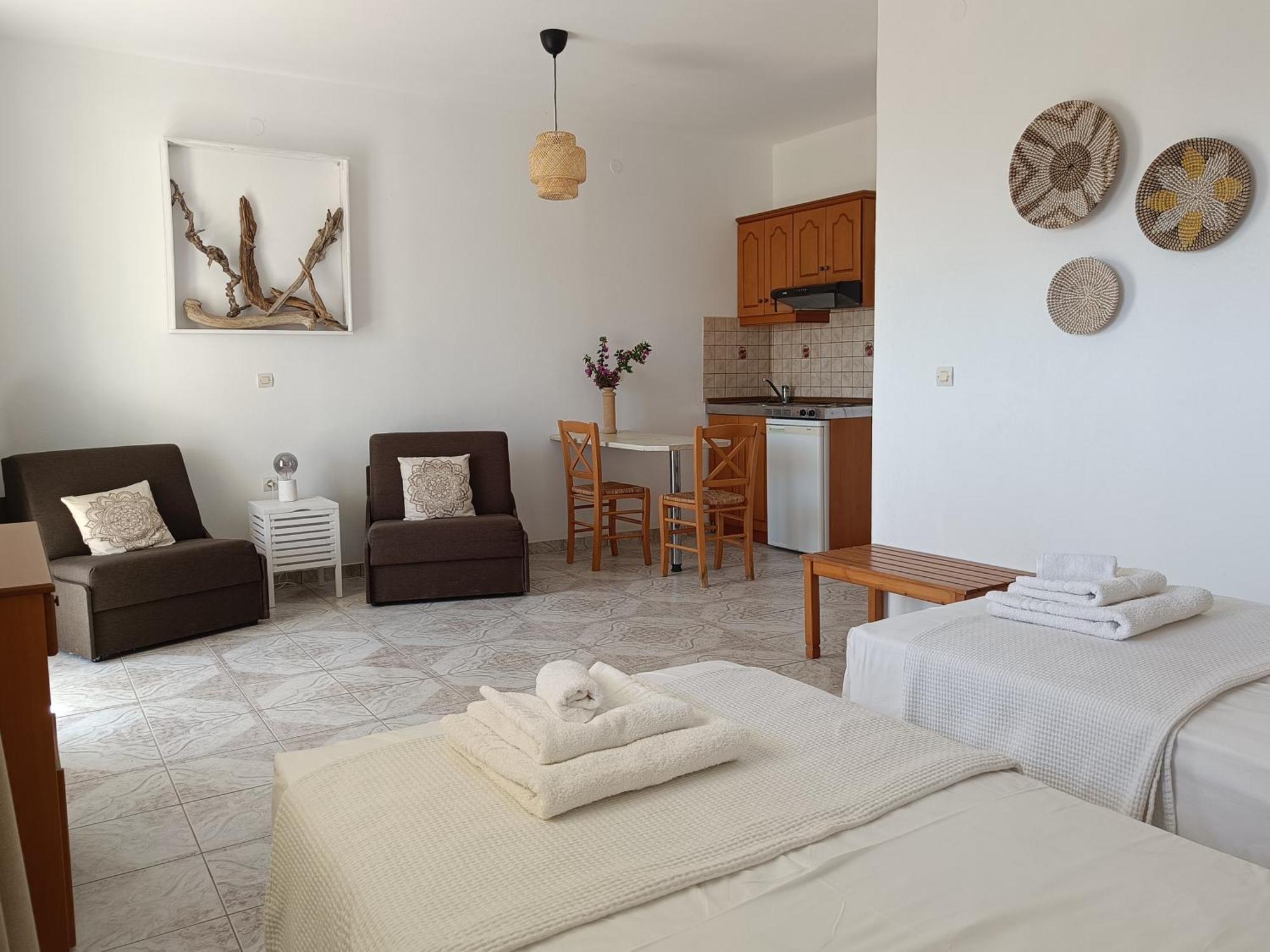 Studios Fokia Beach Amoopi Esterno foto