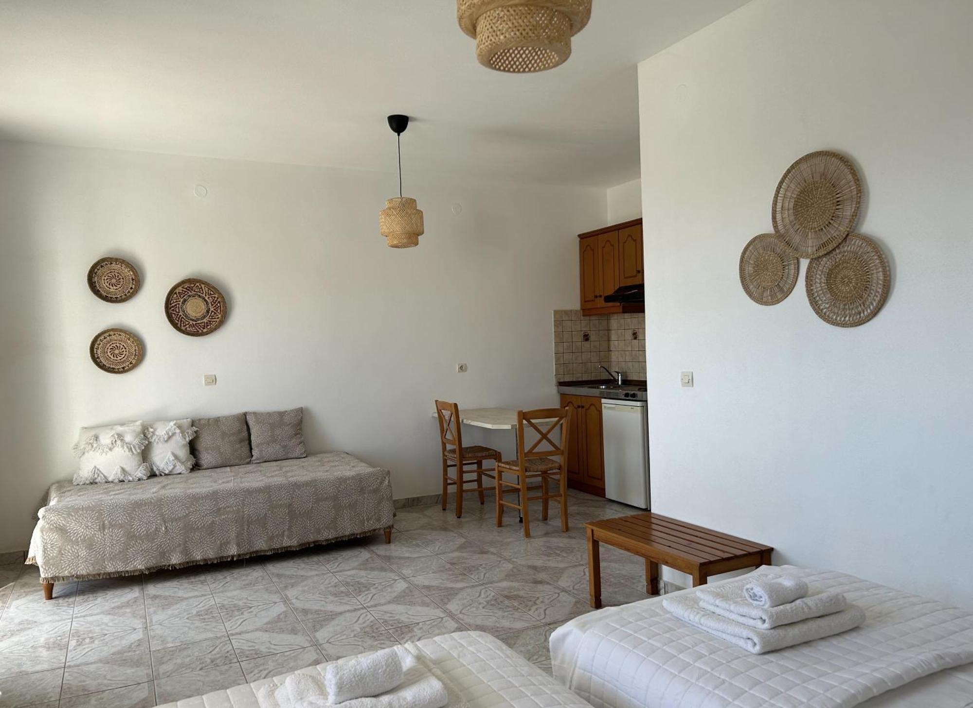 Studios Fokia Beach Amoopi Esterno foto